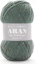 Sirdar Hayfield Bonus Aran Tweed, Evergreen (711), 400g
