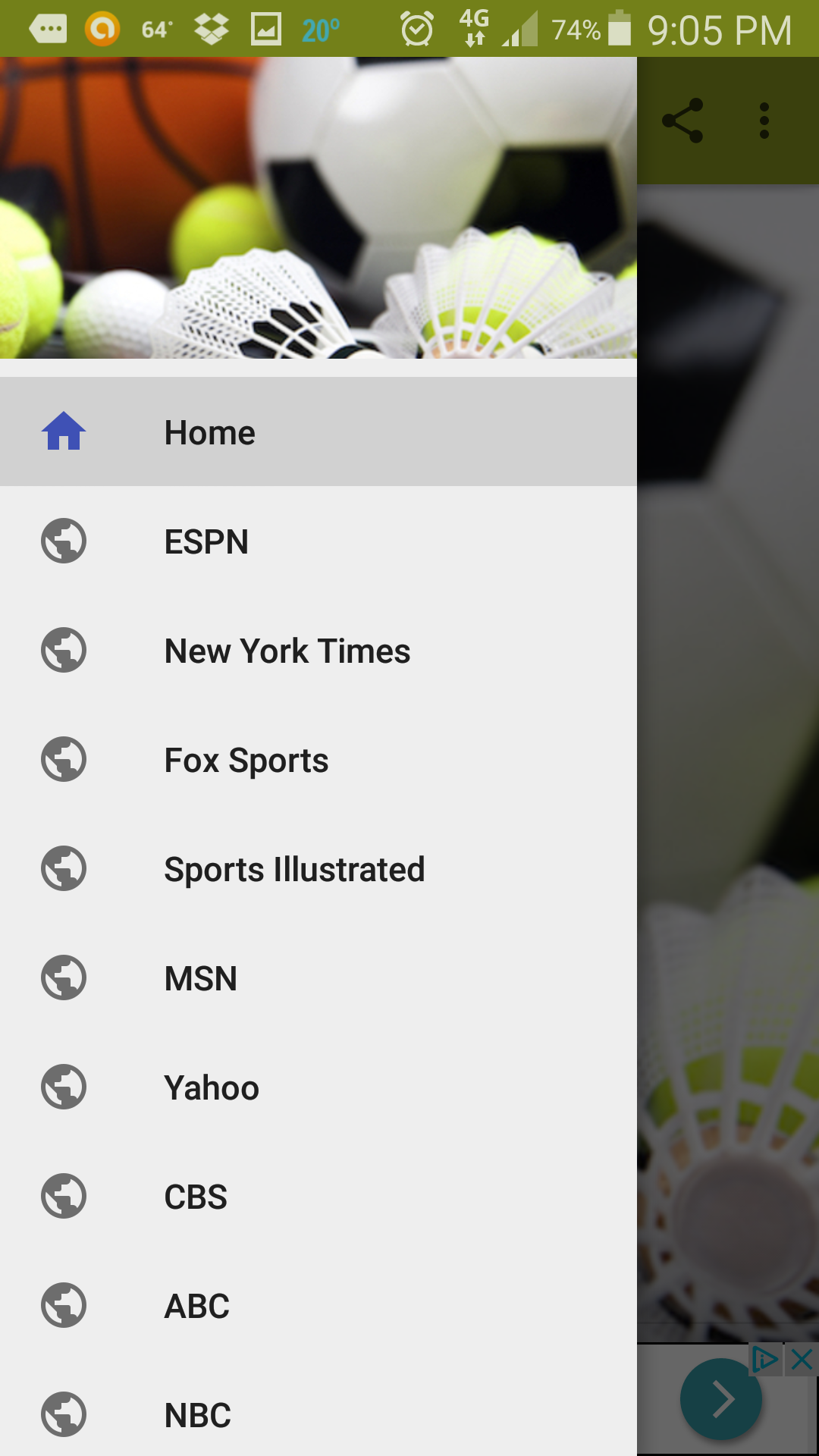 Sports News Apps App on Amazon Appstore