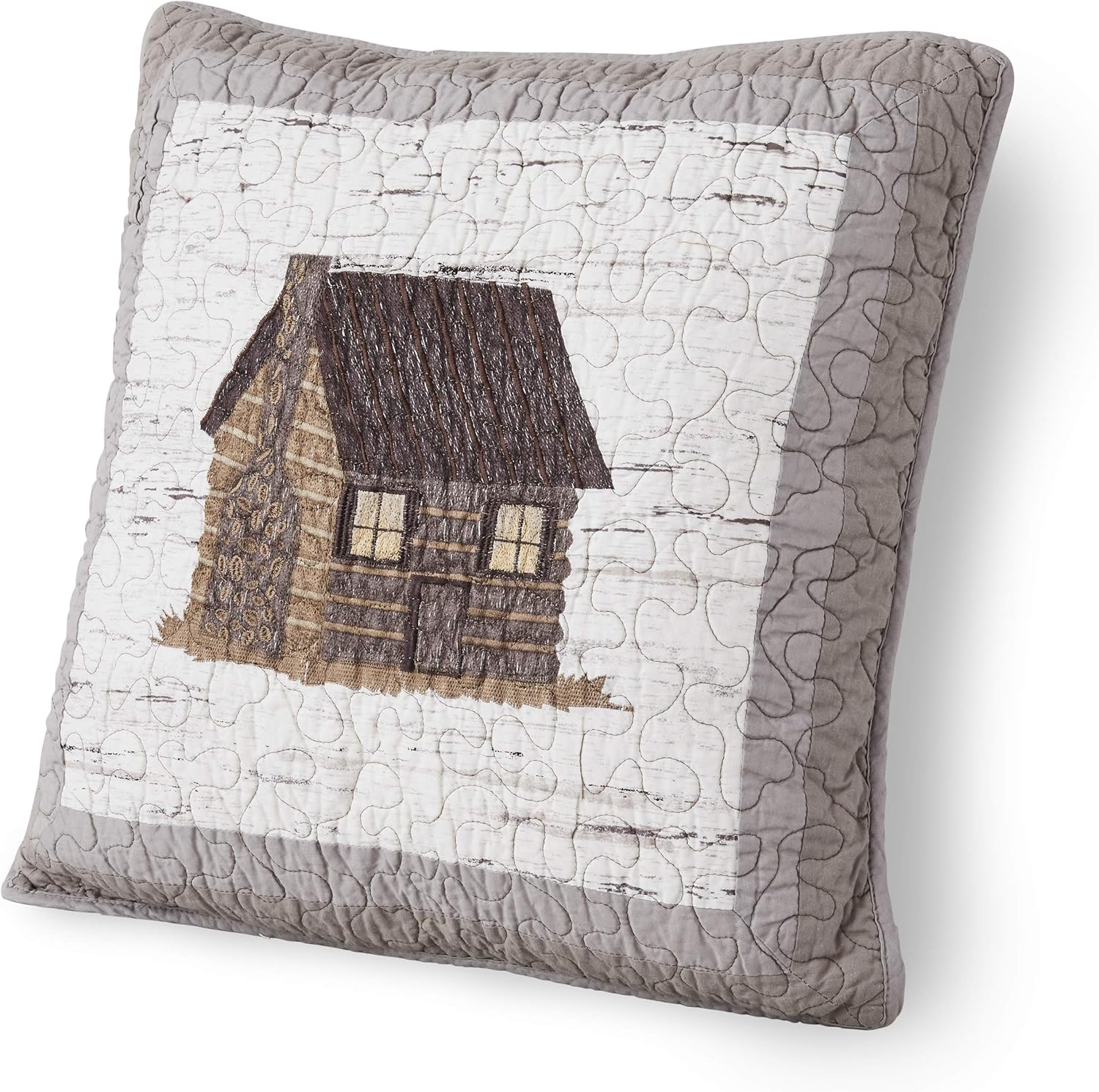log cabin throw pillows