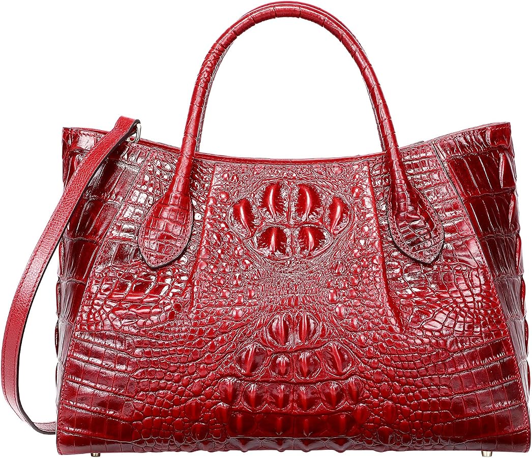 Amazon.com: PIJUSHI Women Handbags Crocodile Purse Designer Top