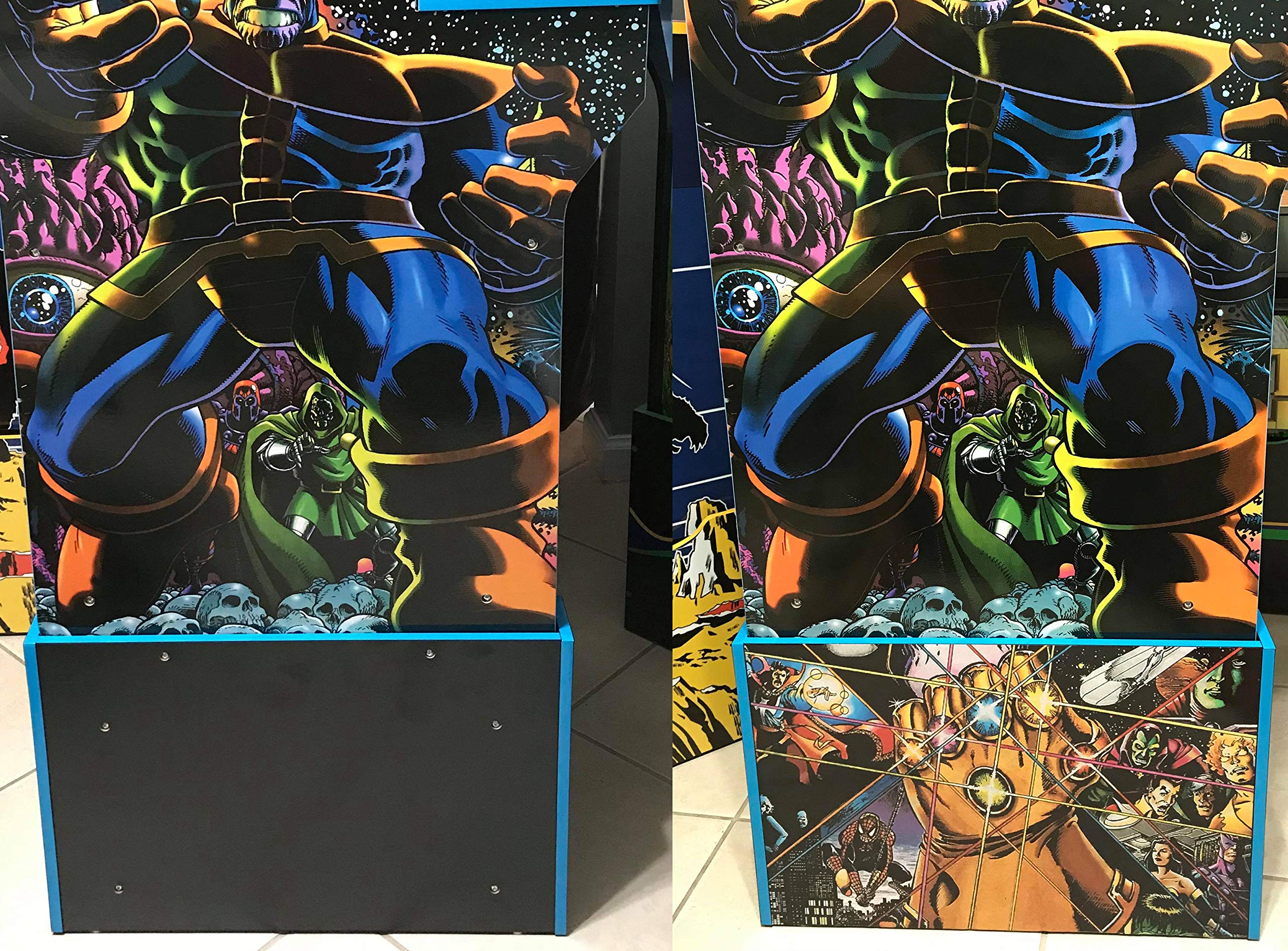 Gulf Coast Decals Arcade1up Cabinet Riser Graphics - Marvel Super ...
