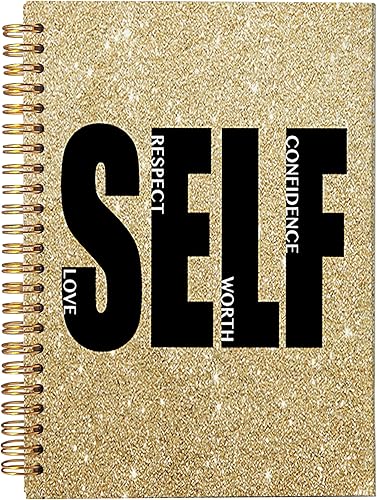 VNWEK Black Woman I Am Beautiful - Cuaderno de espiral con citas inspiradoras y poderosas para niña, de 5.5 x 8.3 pulgadas, cuaderno de espiral de