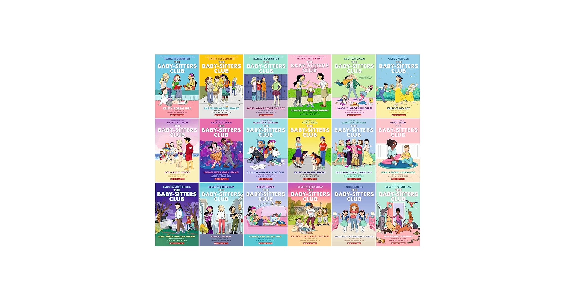 The Baby-Sitters Club Series Graphic Novels Collection Set, Books