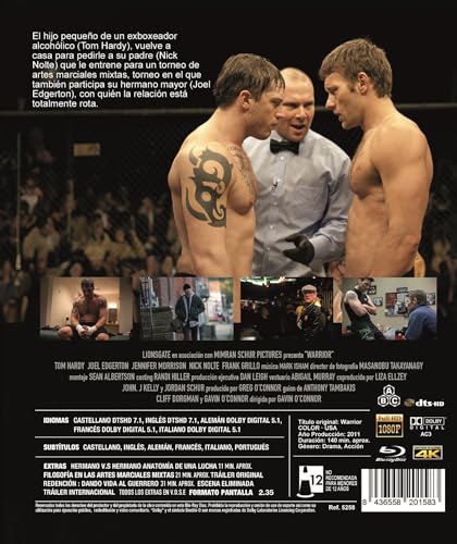 Warrior Blu-ray