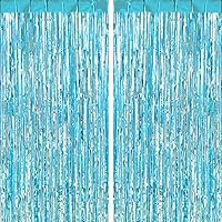 Vista 8 de Paquete de 2 cortinas de flecos morados, cortinas de flecos de papel de aluminio, serpentinas de puerta para cumpleaños, boda, despedida de soltera