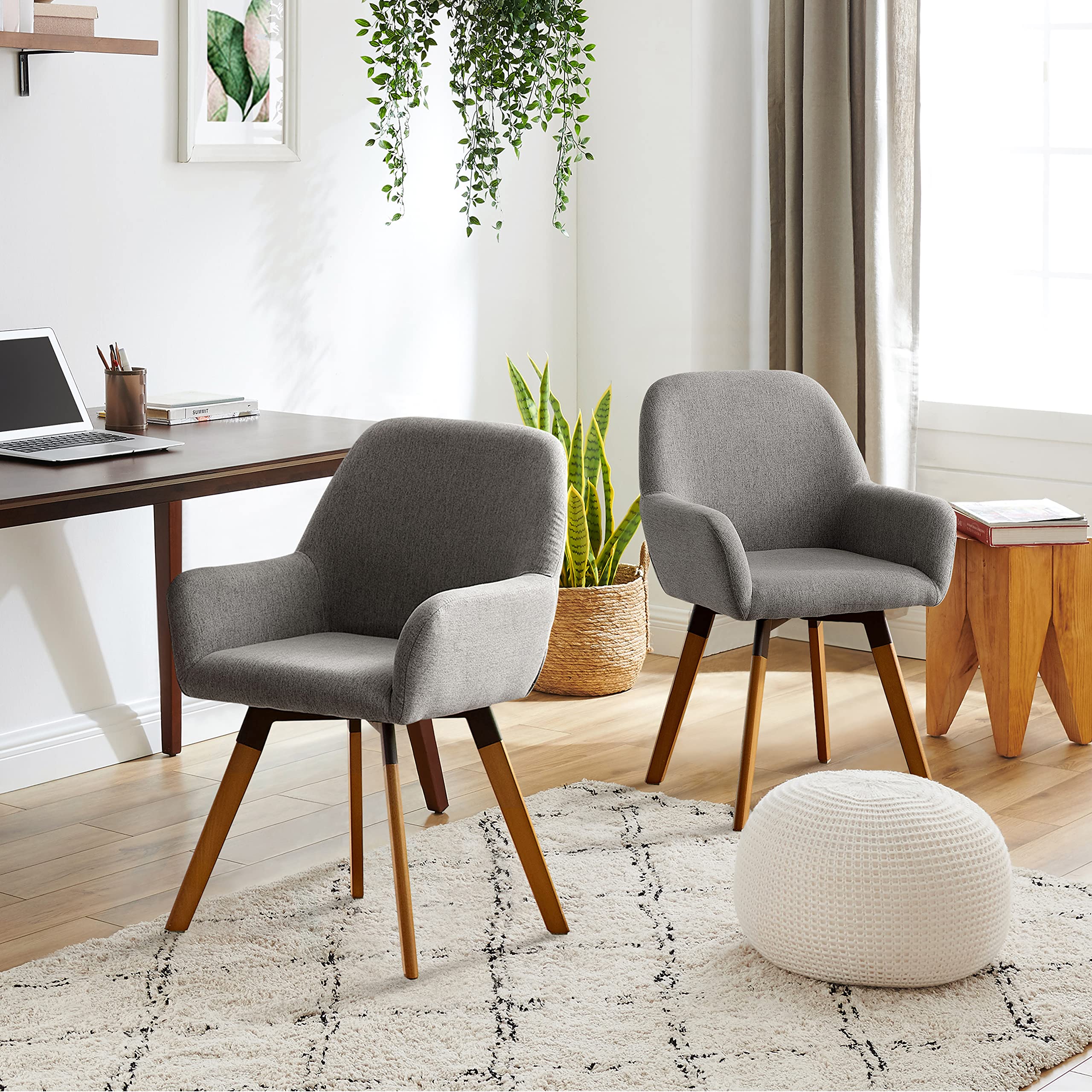 Living Room Mid Century Desk Chair No Wheels Accent Chairs Under