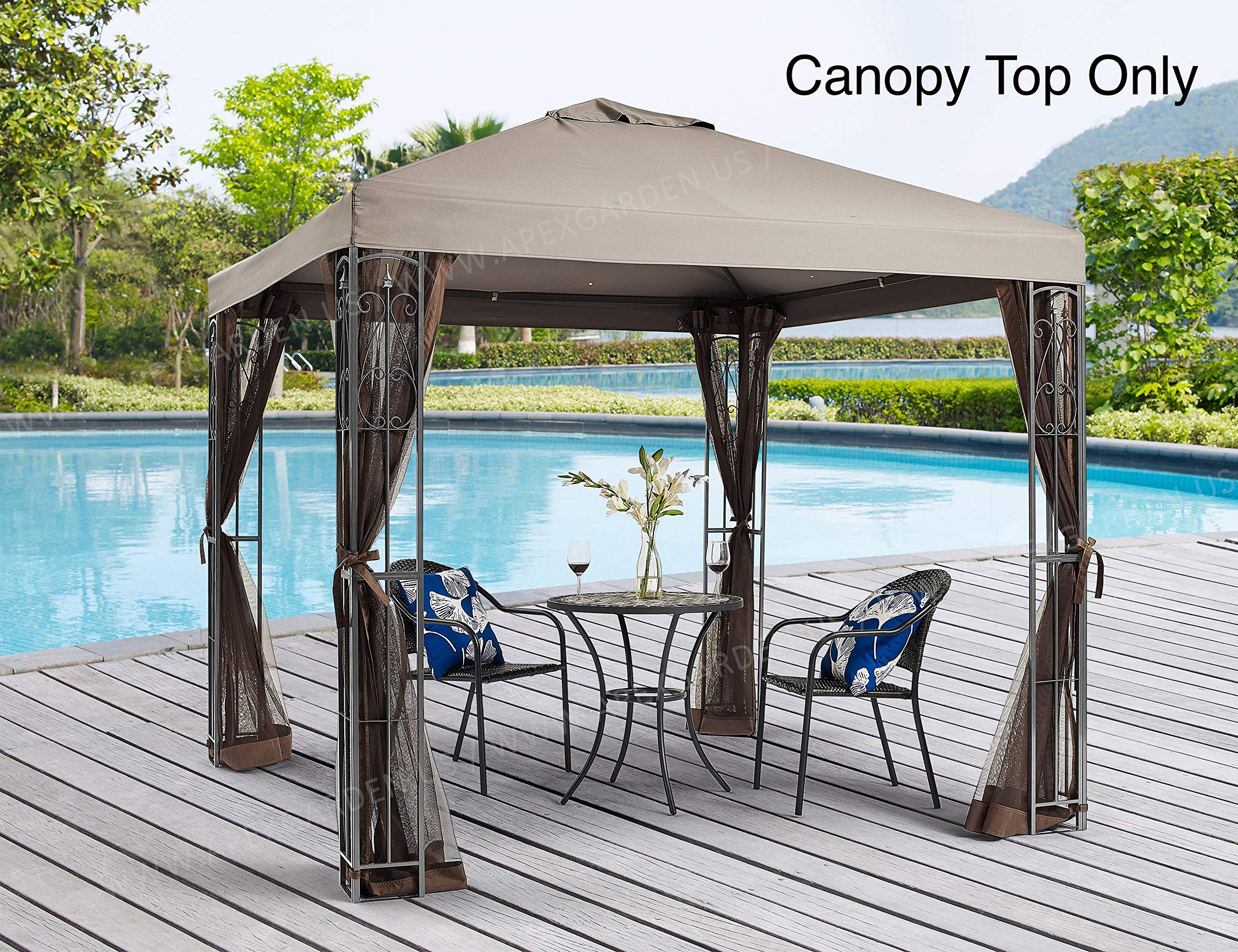 Amazon.com : APEX GARDEN Replacement Canopy Top for 8 ft. x 8 ft