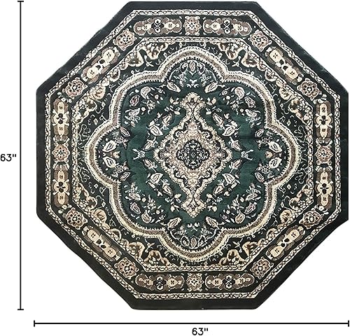 Miniatura 10 de Alfombra tradicional azul persa 520 (2 pies x 7 pies 2 pulgadas)