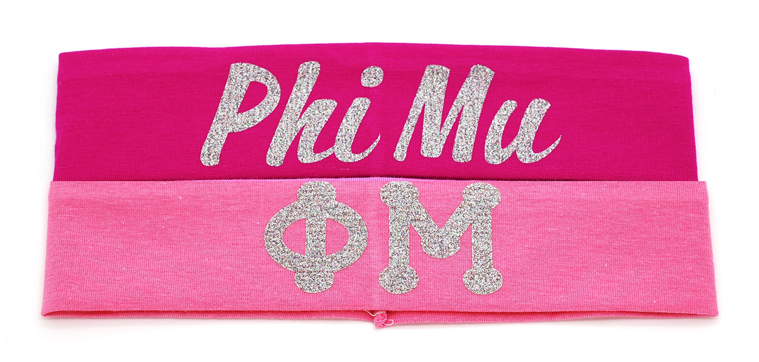 Violet Victoria & Fan Star Sorority Sparkle Headbands - 2 Pack