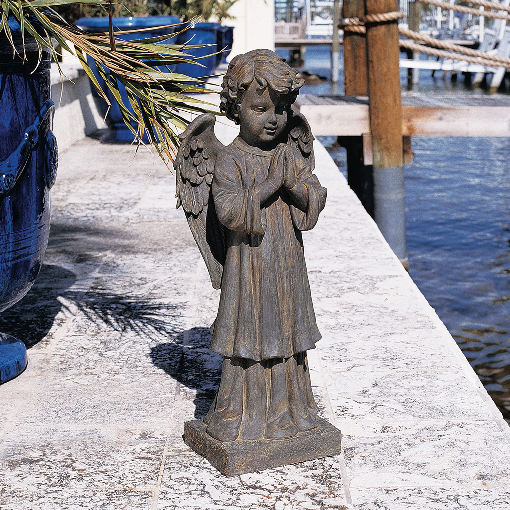 Design Toscano Wandfigur 'Die Drehung' – Handbemalt, Metallbau, 10 X 25,5 X 63,5 Cm