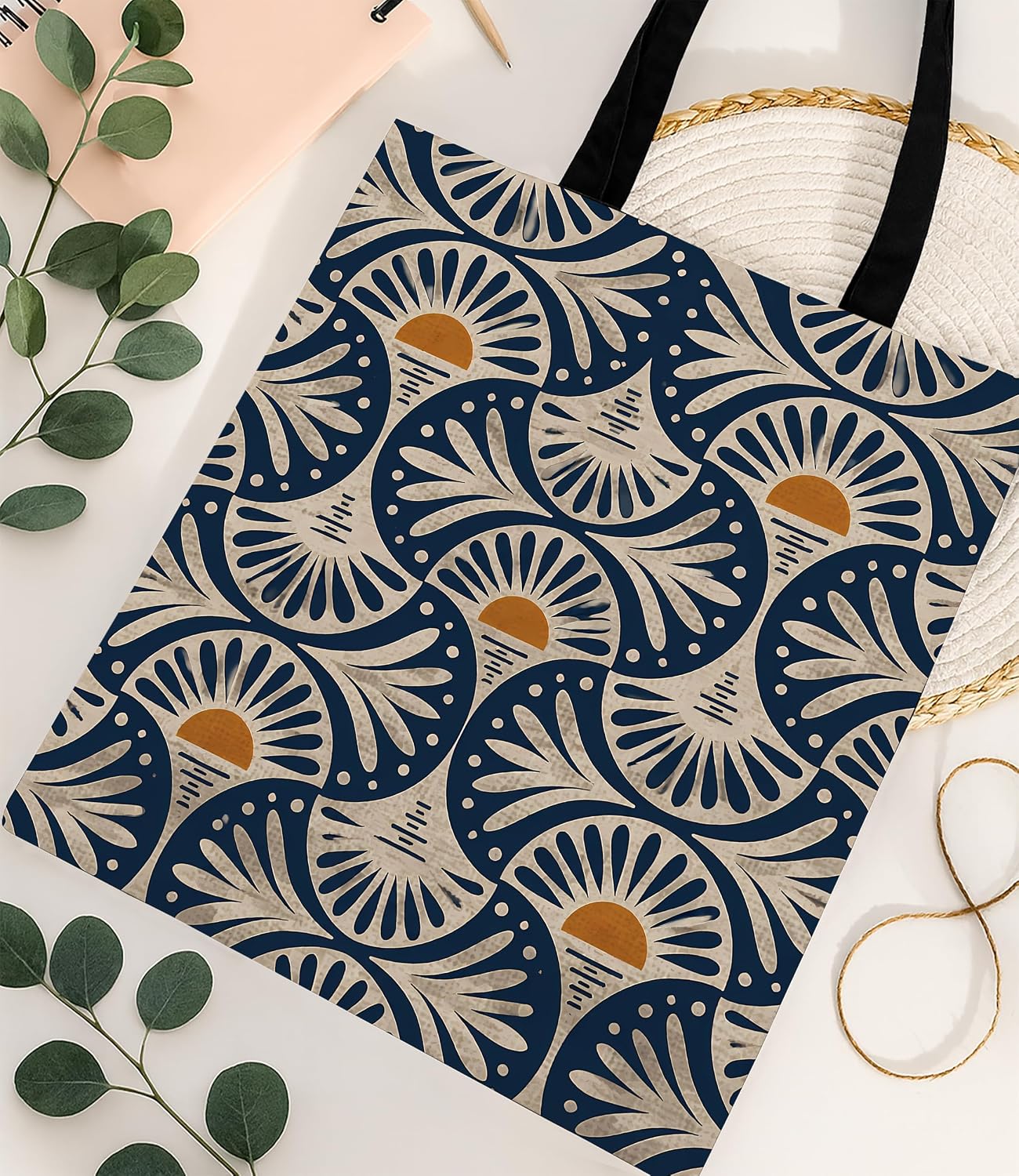 Aesthetic Tote Bag for Women,Large Capacity Cute Tote Bags image 3