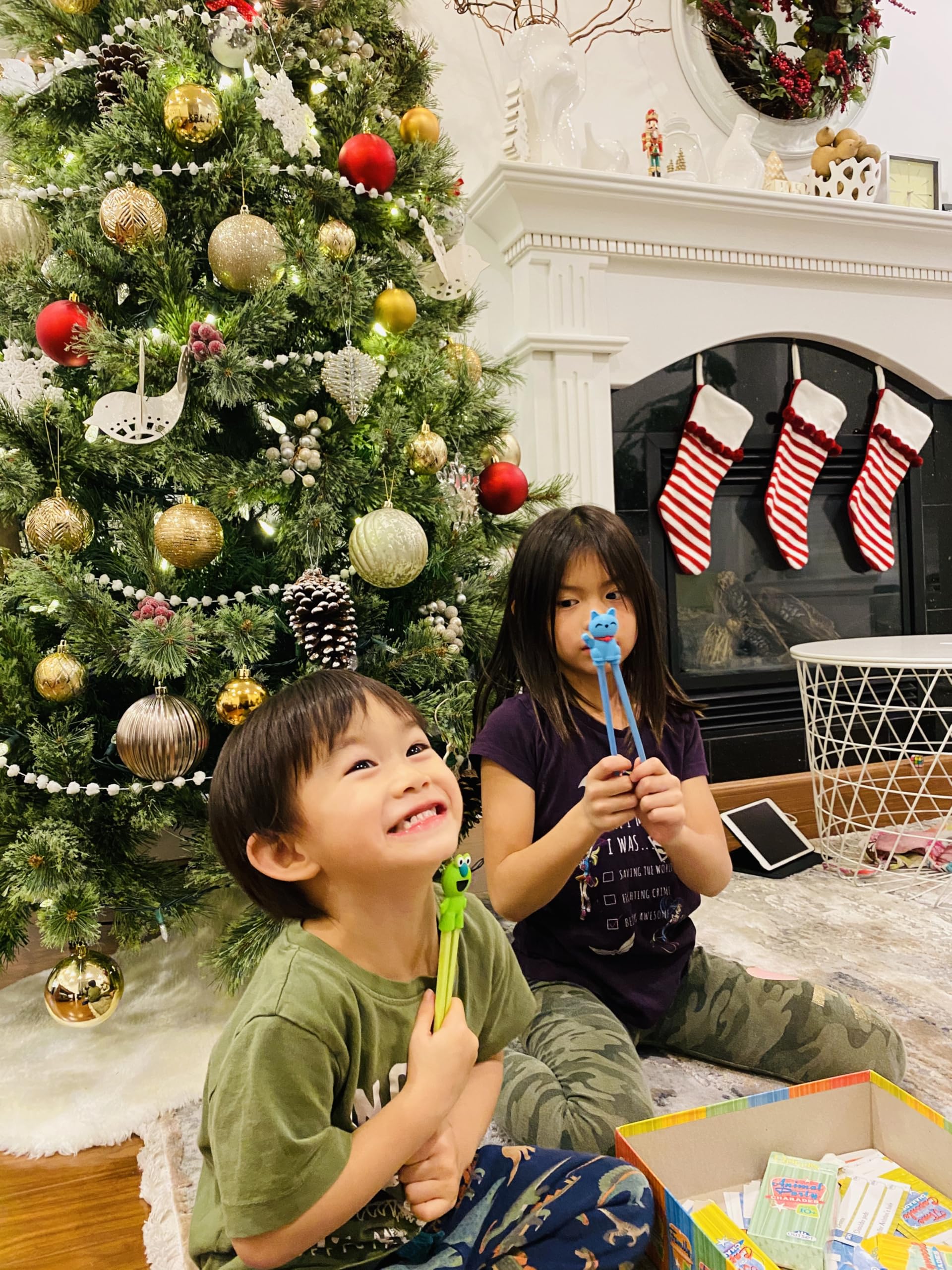 Kids Chopsticks with Finger Helpers - Learn Fast! -3
