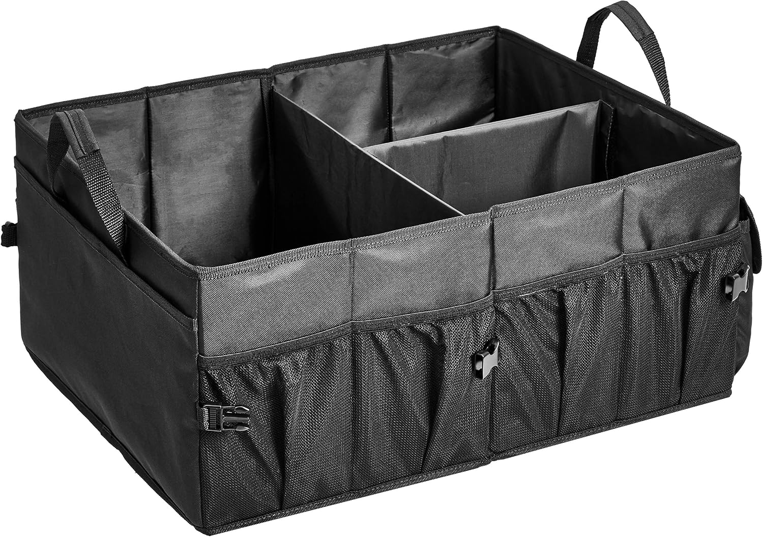 Amazon Basics Trunk Organizer with Collapsible Design for Cars, SUVs, and Trucks - Black
