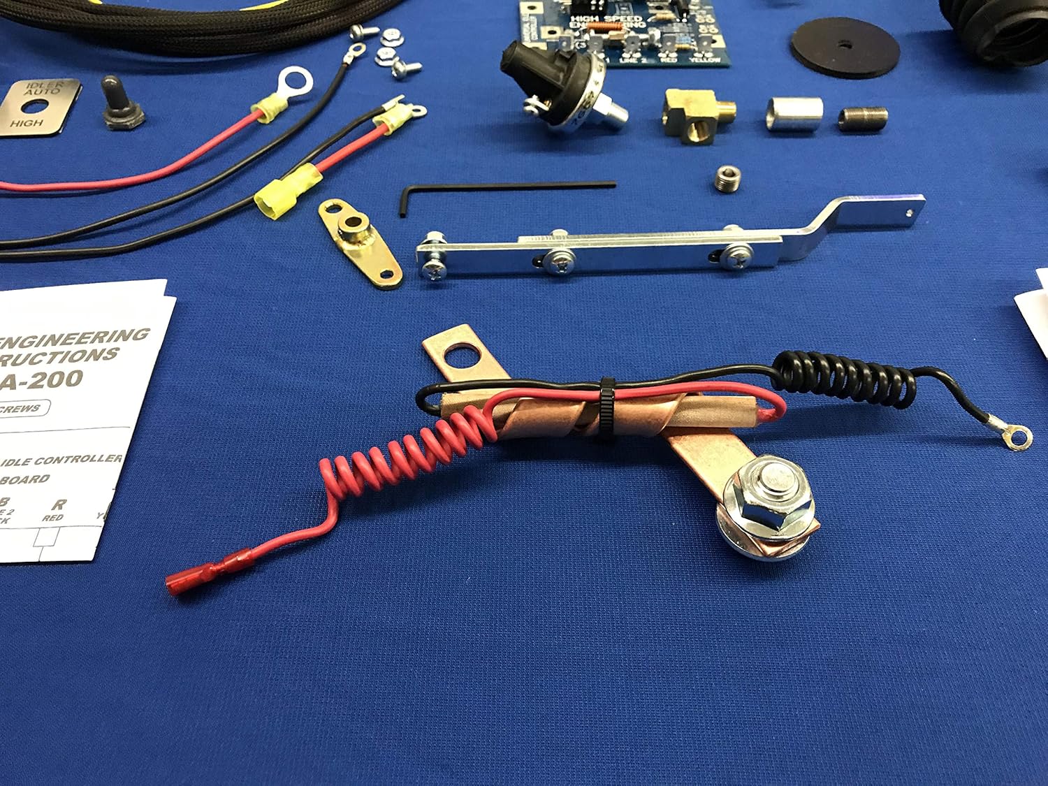 USA Low Idle Idler Upgrade Kit Fits Lincoln SA 200 SA-250 Gas W/Oil Switch & OEM Sol & Reed