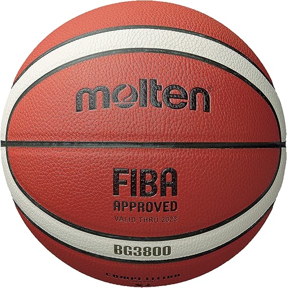 Molten BG3800 Series, Indoor/Outdoor Basketball, FIBA Approved, Size 7