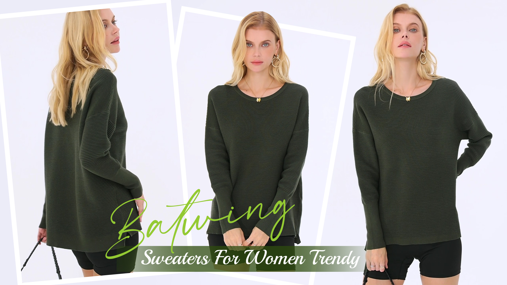 Fall Sweater Half Zip CFLVAEK Turtleneck Sweaters For Women Plus - Main Image