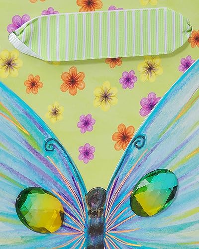 Miniatura 3 de Papyrus Bolsa de regalo mediana de 8.5 pulgadas, diseñada por Bella Pilar (mariposas y flores) para cumpleaños, bodas, despedidas de soltera, baby