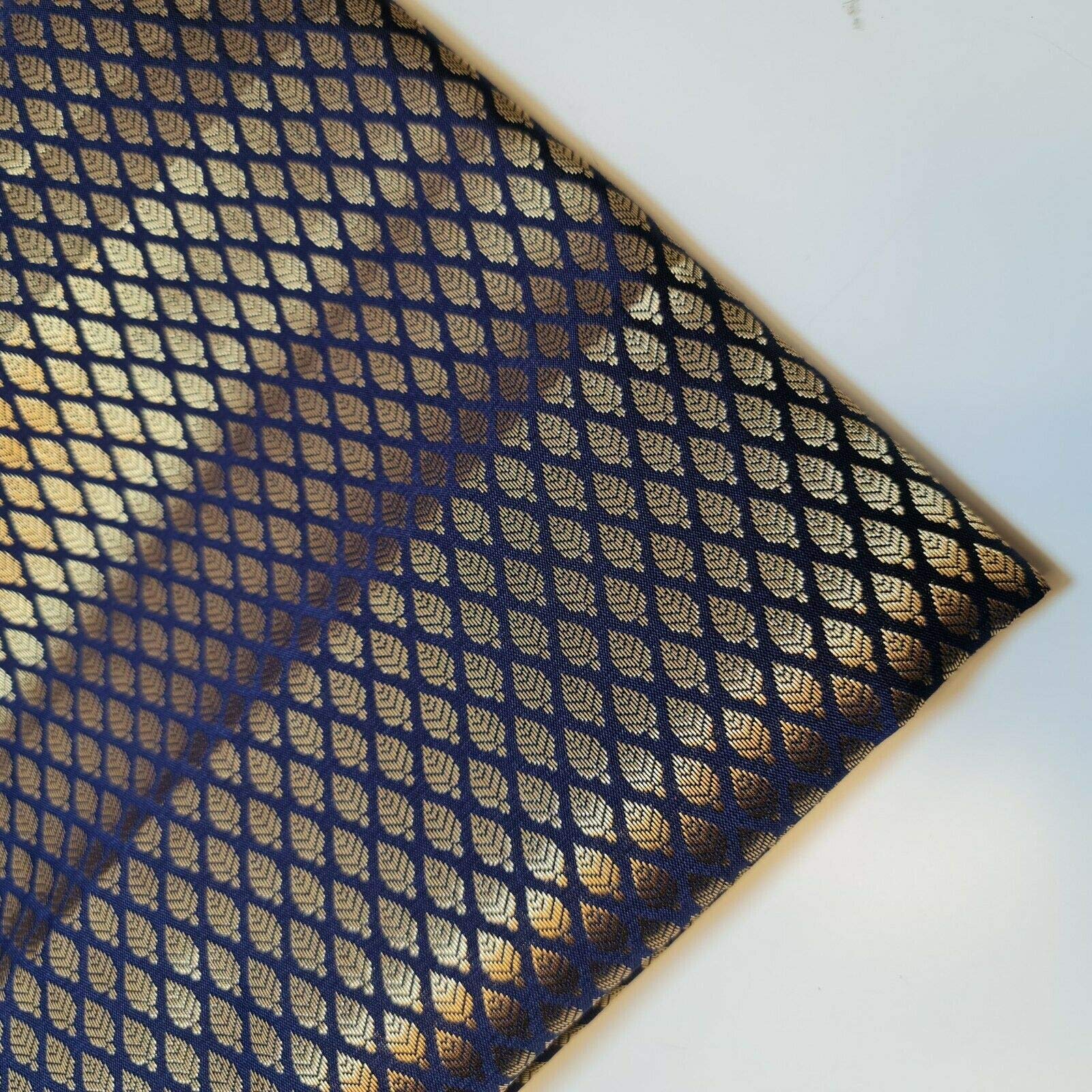 Tessuto Di Lusso Jacquard Broccato Tessuto Damascato Floreale Africano Tessuto  Di Pizzo Dorato Nigeriano Tessuto Tessuto, image size:1600x1600