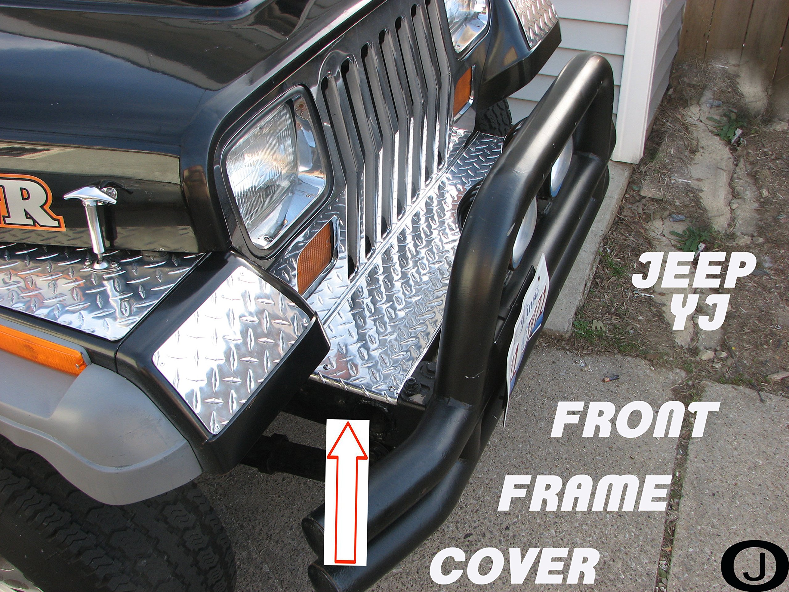 Amazon.com: J & O Carts Parts Fits Jeep YJ Diamond Plate Front