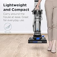 Vista 15 de Eureka - Aspiradora vertical PowerSpeed sin bolsa, NEU182B, Lite, morado