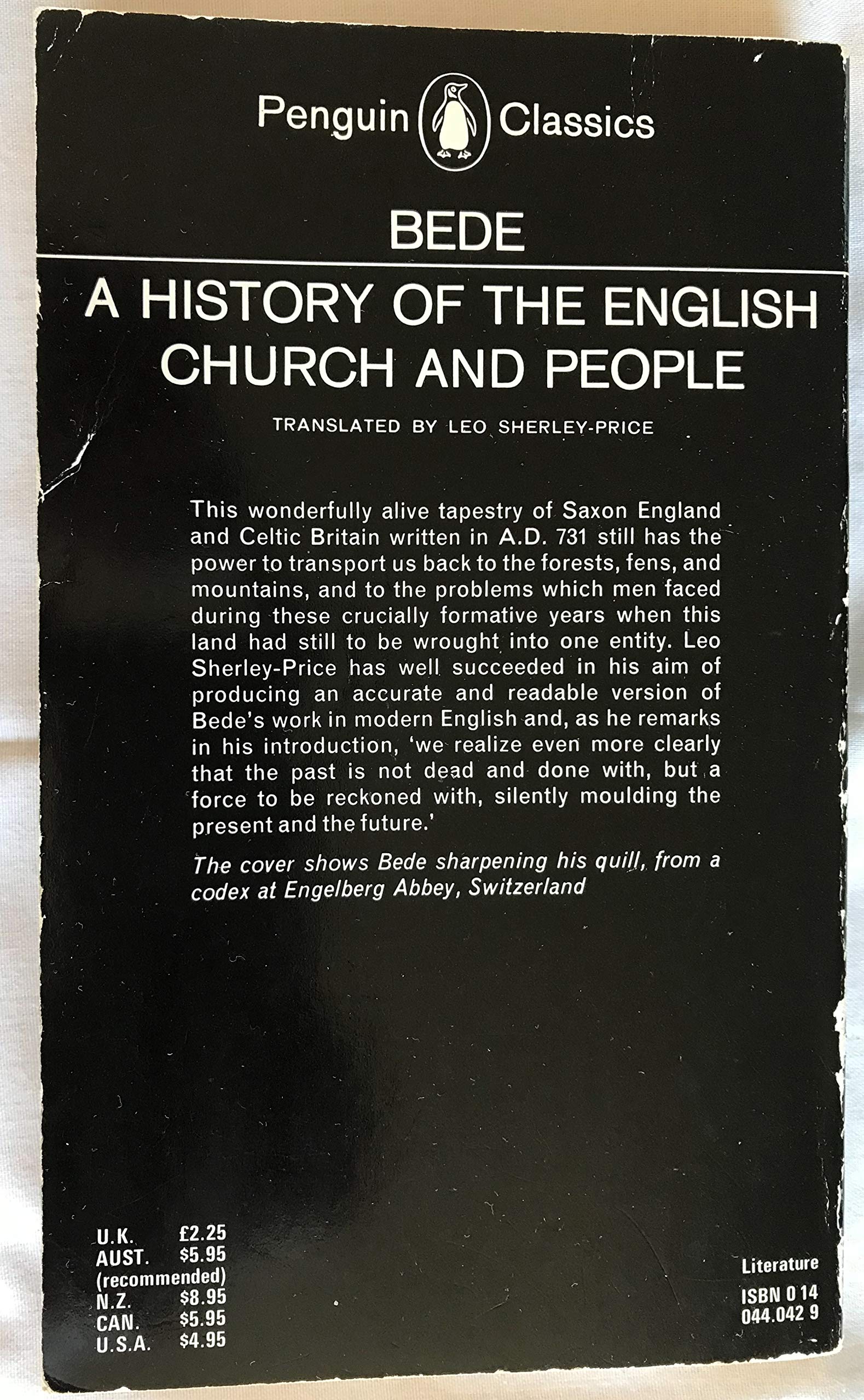 A History of the English Church and People Bede Venerablis and Leo Sherley-Price - PT01