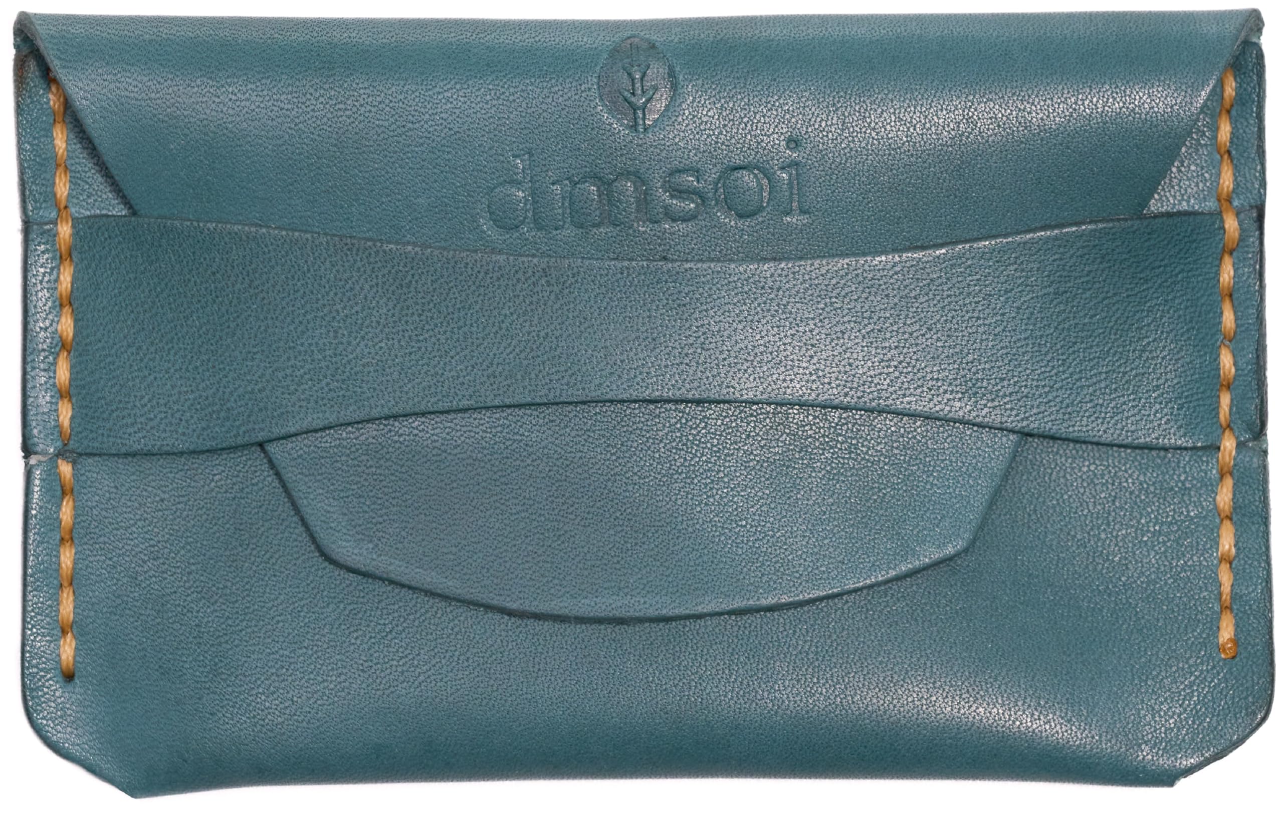 Handmade Genuine Leather Box Card Holder Premium Handmade Minimalist Coin Cash Card Holder Multi-Purpose Pocket Case for Jewelry
