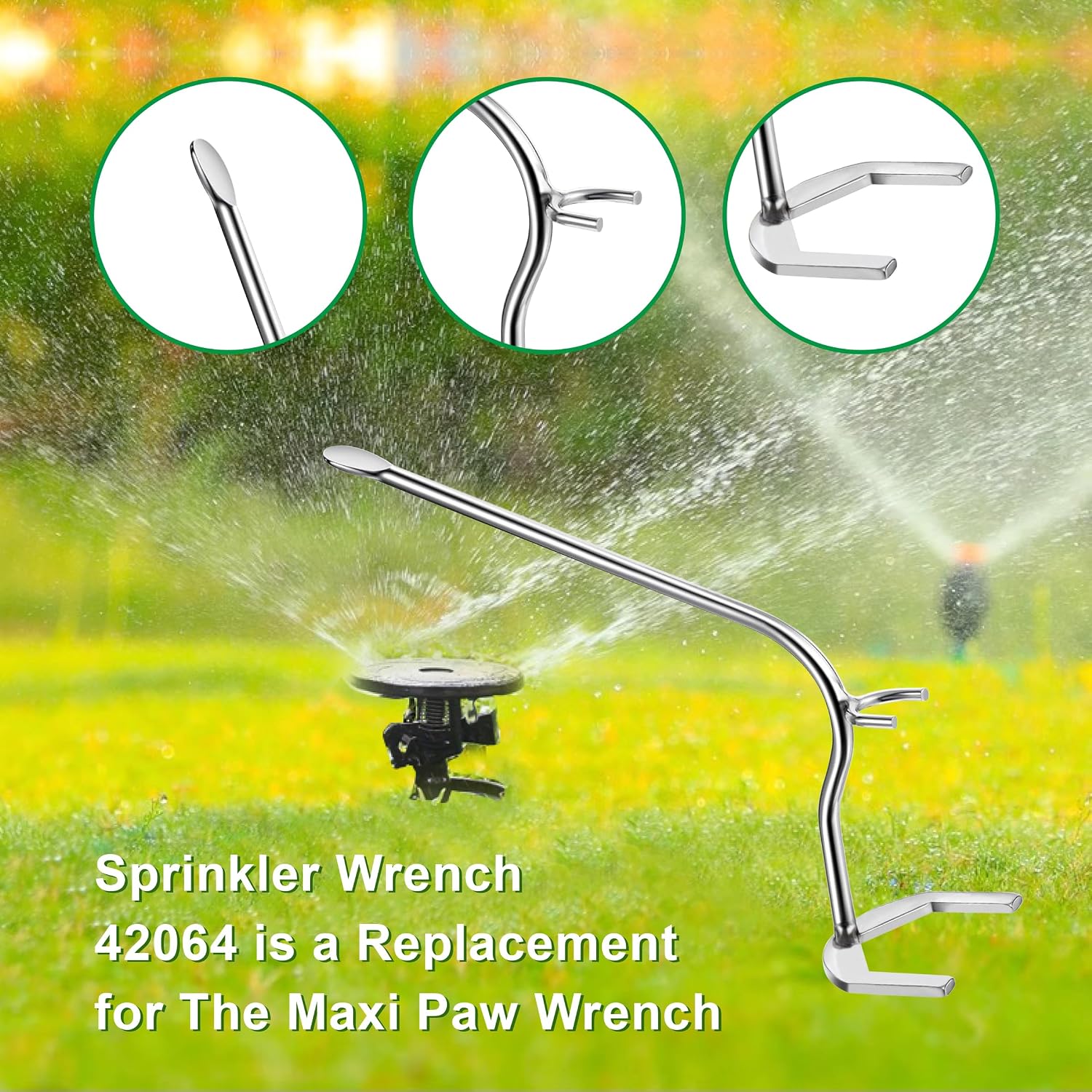 42064 Sprinkler Wrench, Sprinkler Head Tool Fits for Maxi-Paw Wrench image 5