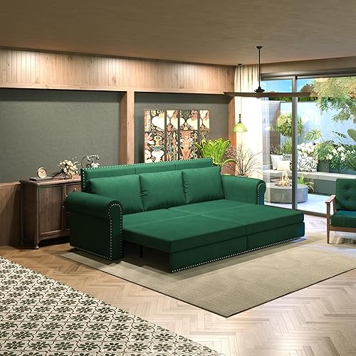 Miniatura 4 de FANYE Sofá de 2 plazas con respaldo ajustable y almohadas para el hogar, apartamento, oficina, sala de estar, juegos de muebles de sofá cama,