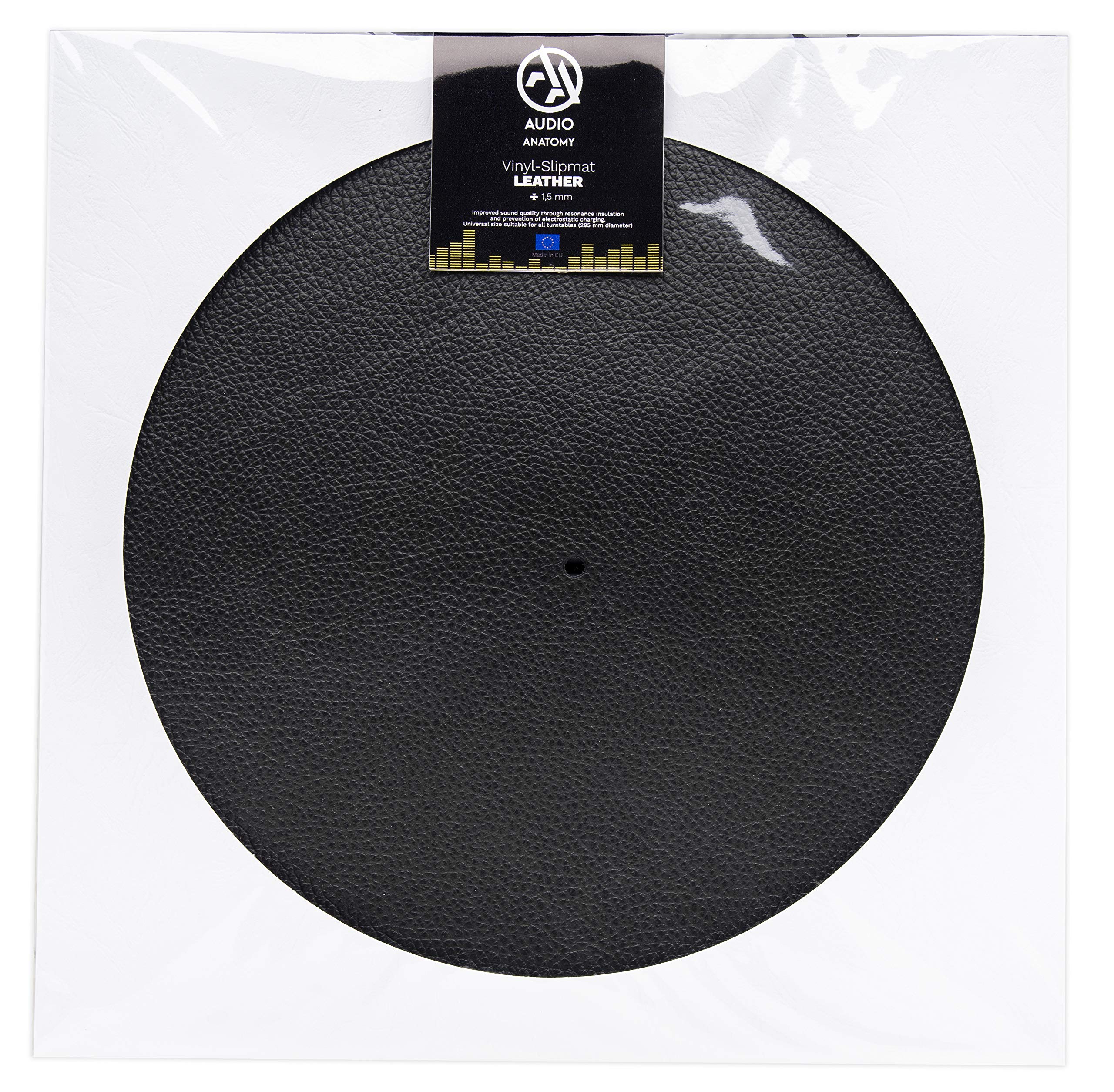 Schallplatten Plattentellerauflage aus Leder (1,5 mm)