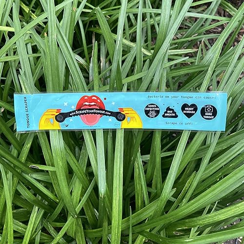 Miniatura 3 de ScrapeYourLengue - Rascador de lengua diario 1 para salud bucal 100 reciclable libre de BPA y limpiador de lengua a prueba de mordazas