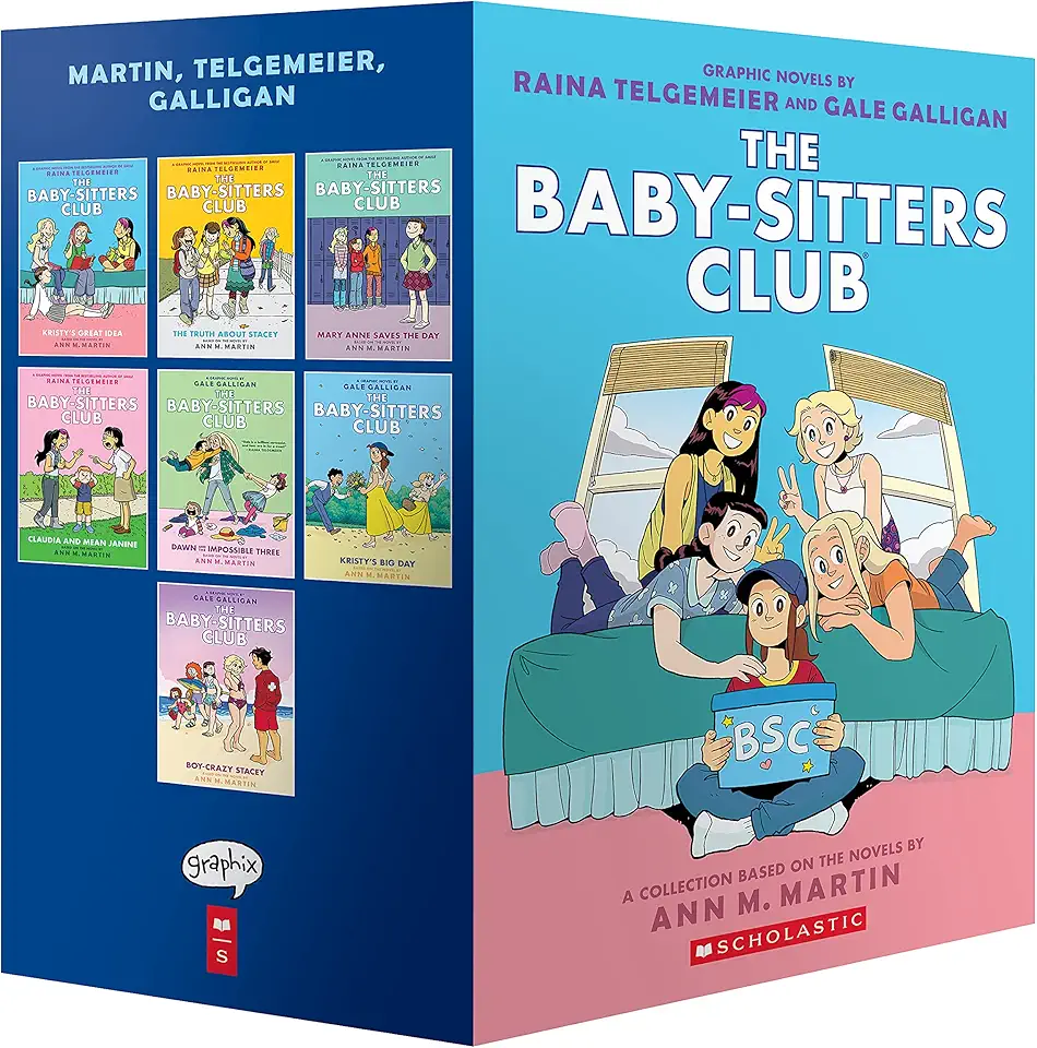 The Baby-sitters Club #1-7 Graphic Novel Box Set