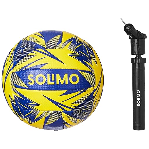 Solimo Hand Stitched PVC Volleyball Size Four