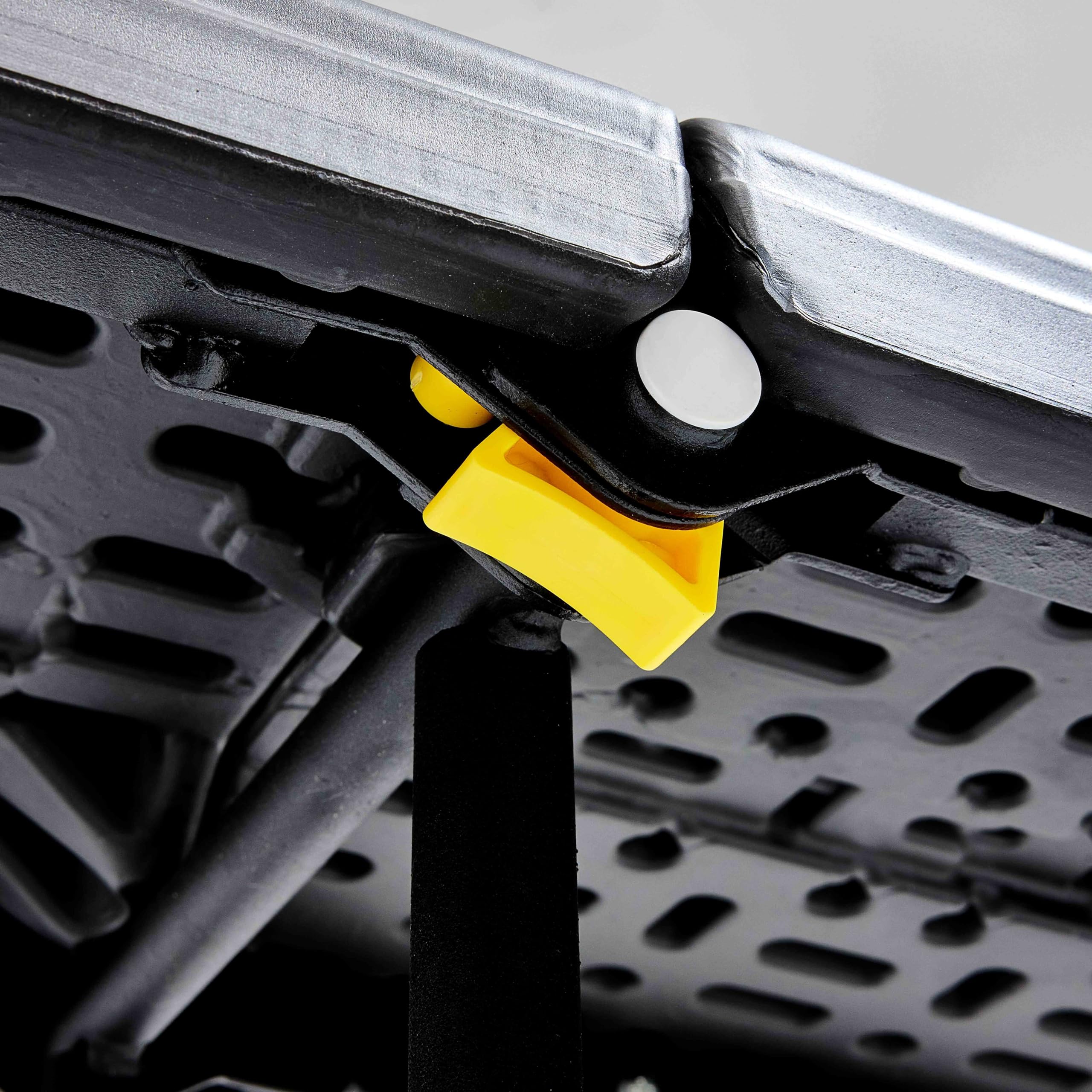 Banc Pliant Noir 3 Places 180cm