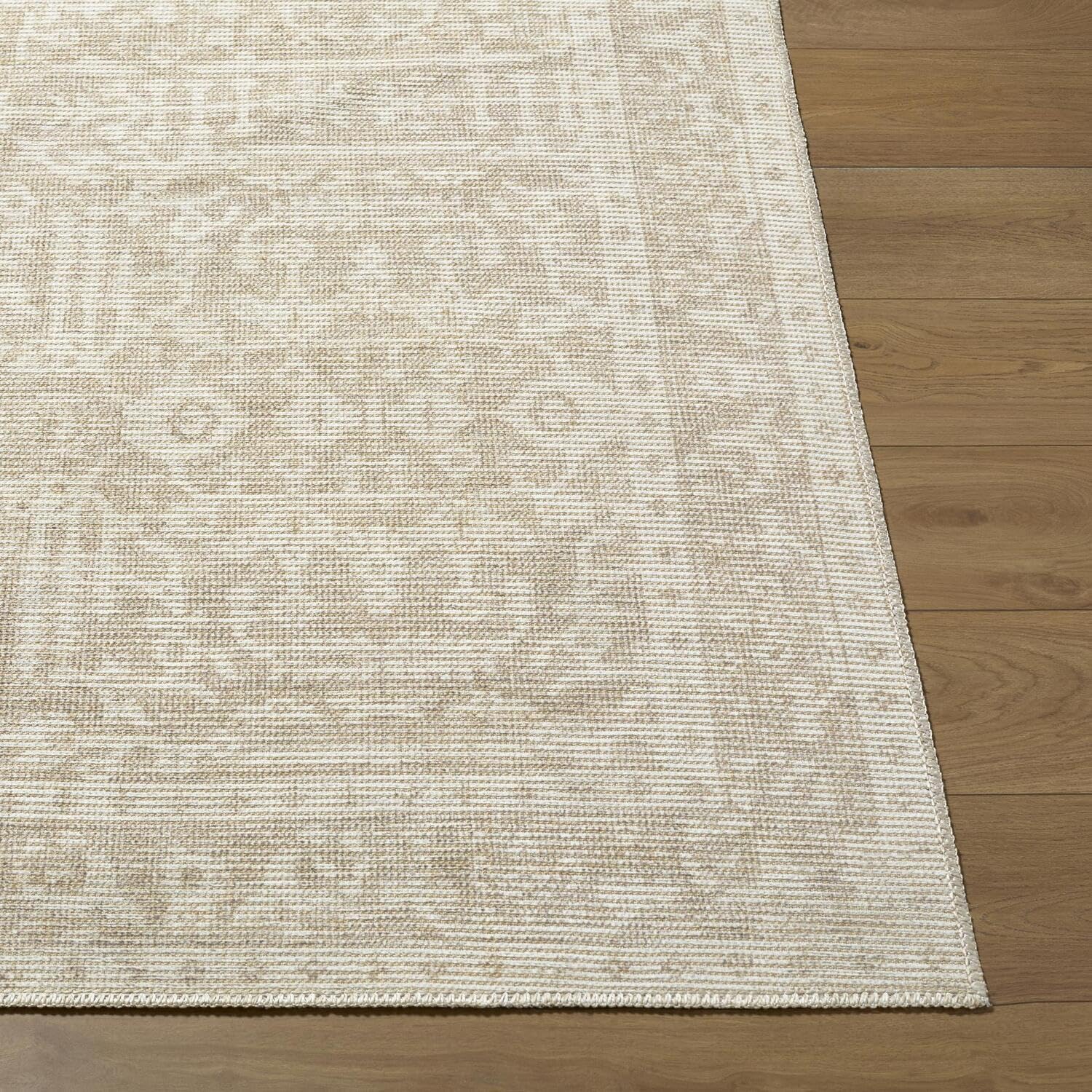 Livabliss x Nabela Noor Home Athiyo Traditional Medallion Area Rug, 2' x 2'11",Oatmeal
