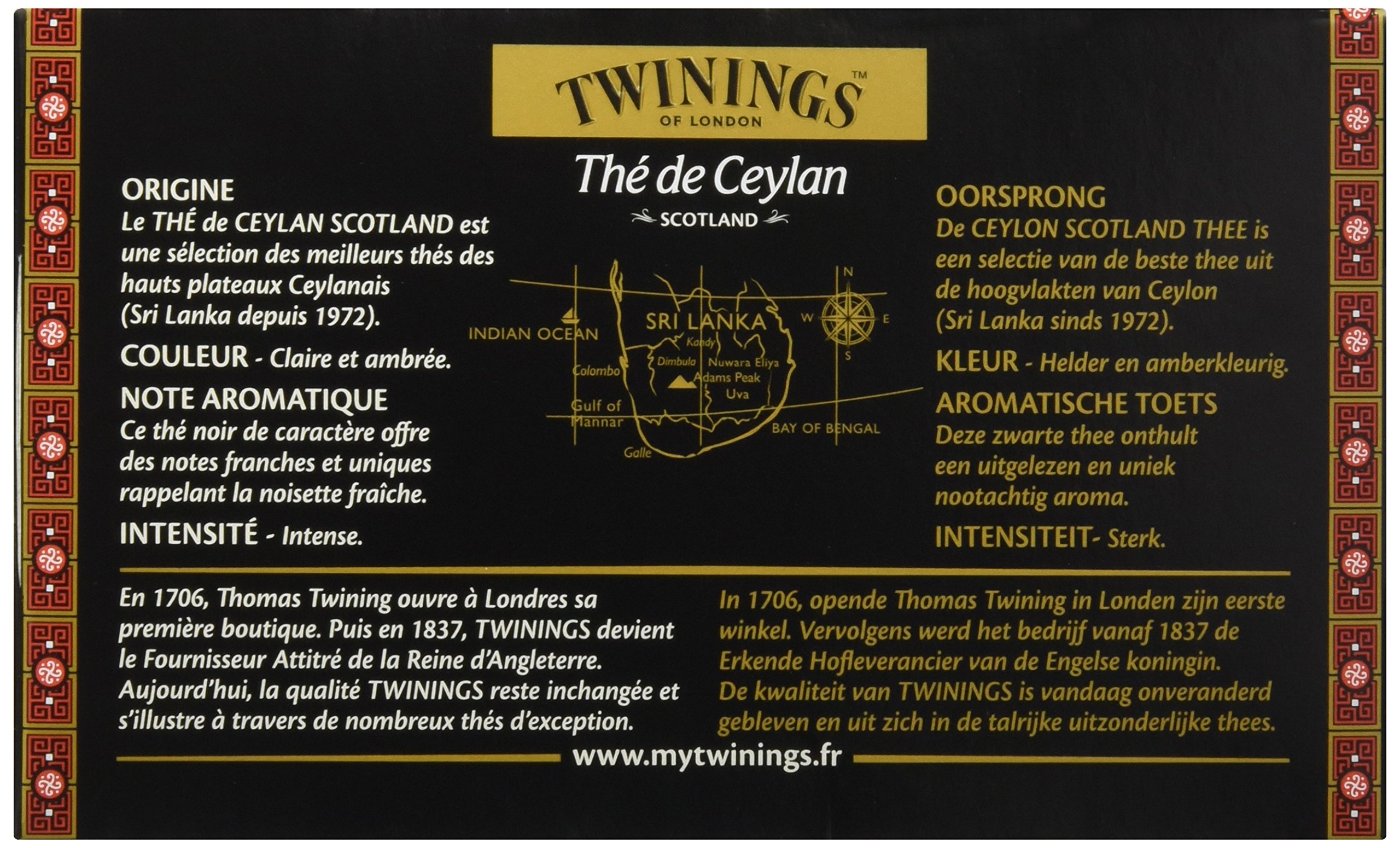 Twinings Herbata cejlońska Szkocja 20 saszetek 40 g