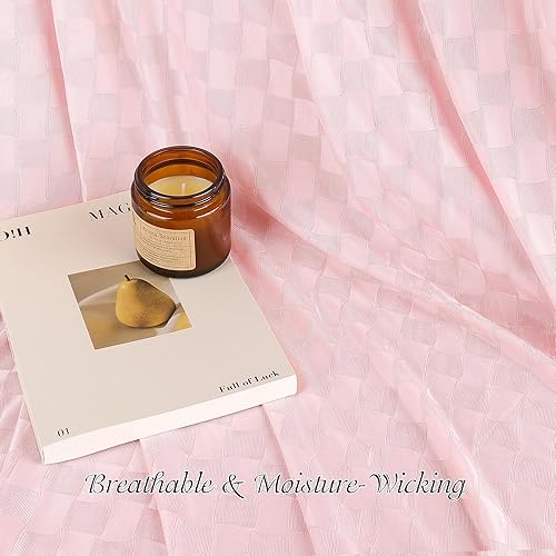 Miniatura 5 de AmyHomie Arc-Chill Q-Max 0.5 fibra fresca, tamaño Queen de 90 x 90 pulgadas, mantas de verano con efecto frío de doble cara, mantas ligeras