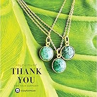 Vista 80 de Round Pendant Necklace, Natural Gemstones, Labradorite, Rainbow Moonstone, Crystal, Rose Quartz, Amethyst, Citrine, Sterling Silver, Handmade