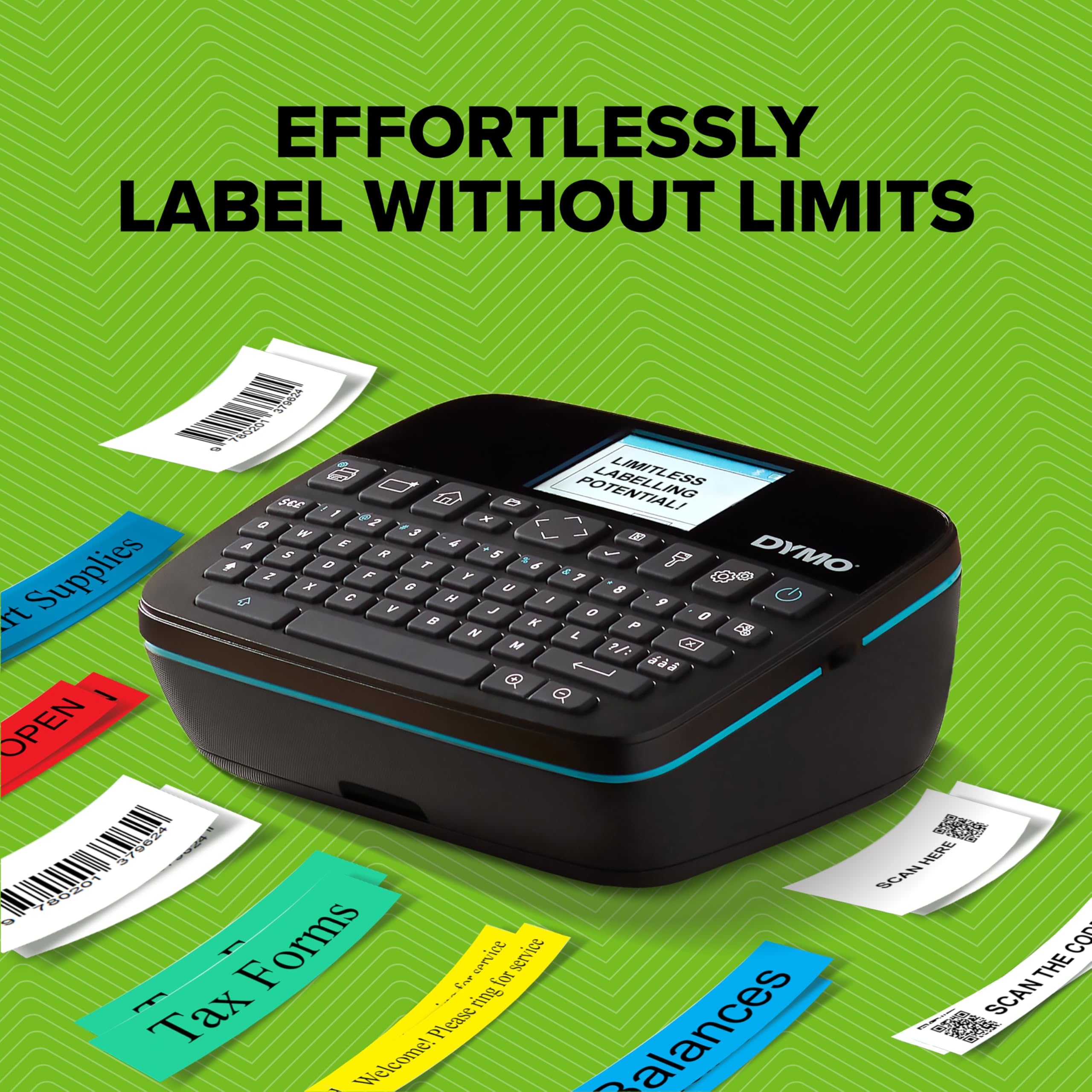 DYMO LabelManager Executive 640 CB Przenośna drukarka etykiet kit case | Kompaktowa maszyna do tworzenia etykiet | Podwójna łączność Bluetooth i USB | Kompatybilna ze etykietami DYMO D1