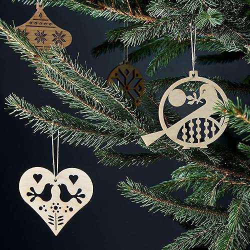 Miniatura 5 de Proflex 6 piezas de madera contrachapada de tilo de 18 x 12 x 12 pulgadas, hojas de madera contrachapada de madera real de grado "A" premium con