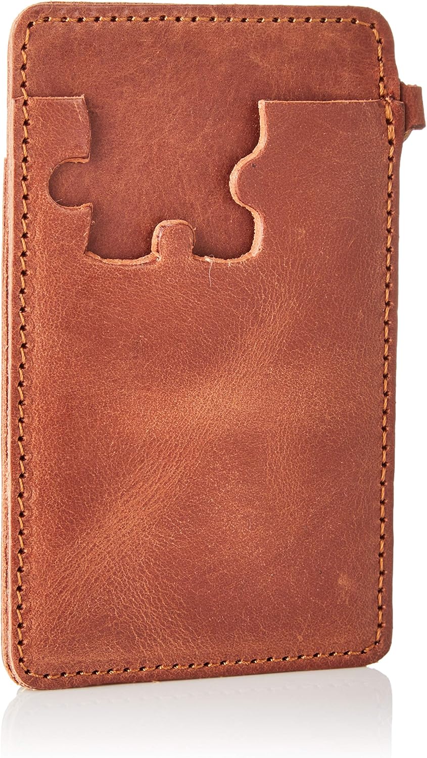 [Urazan] Puzzle IC Pass Case [puzz] Made in Japan Genuine Leather U0107-KH - brown -