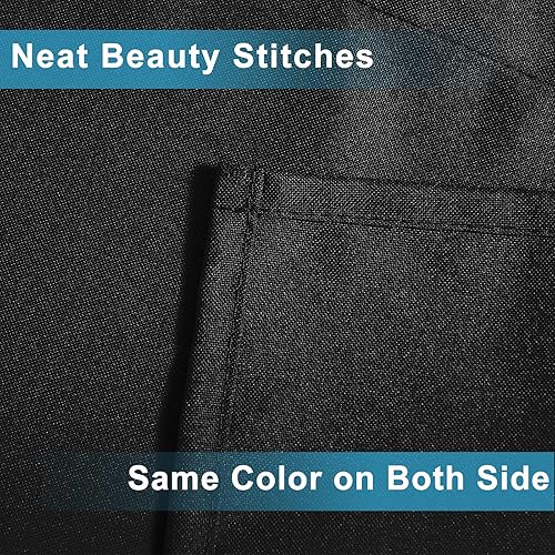 Miniatura 5 de XWZO Cortinas de cenefas de cocina para ventanas, sala de estar, dormitorio, baño, estilo granja, comedor, aislamiento térmico, bolsillo para barra,