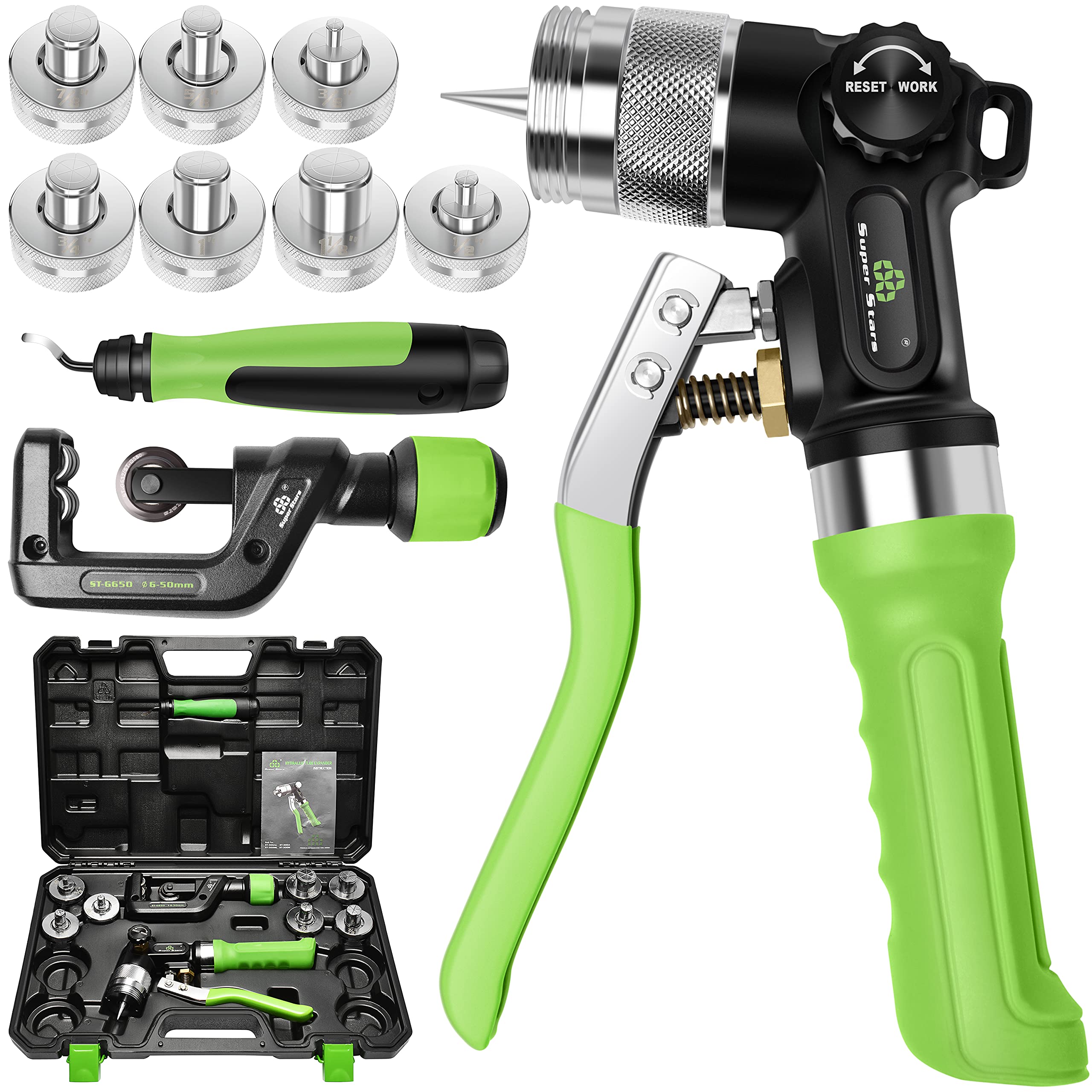 Buy HVAC Hydraulic Tube Expander Compact Swaging Tool Kit with Tube