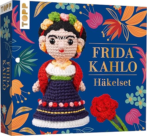 TOPP Frida Kahlo Häkelset: Häkelset mit Anleitung und Material für Frida Kahlo u