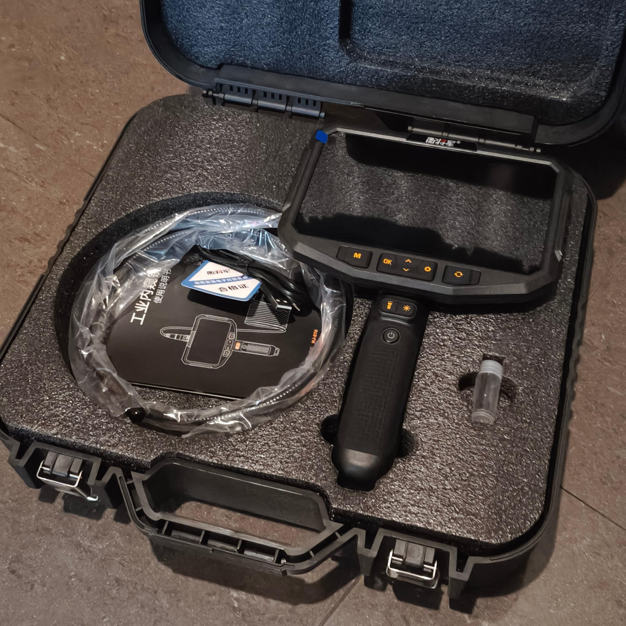 Borescope HJ-S70 Endoscope 5.5mm 5M Single Lens 1080P