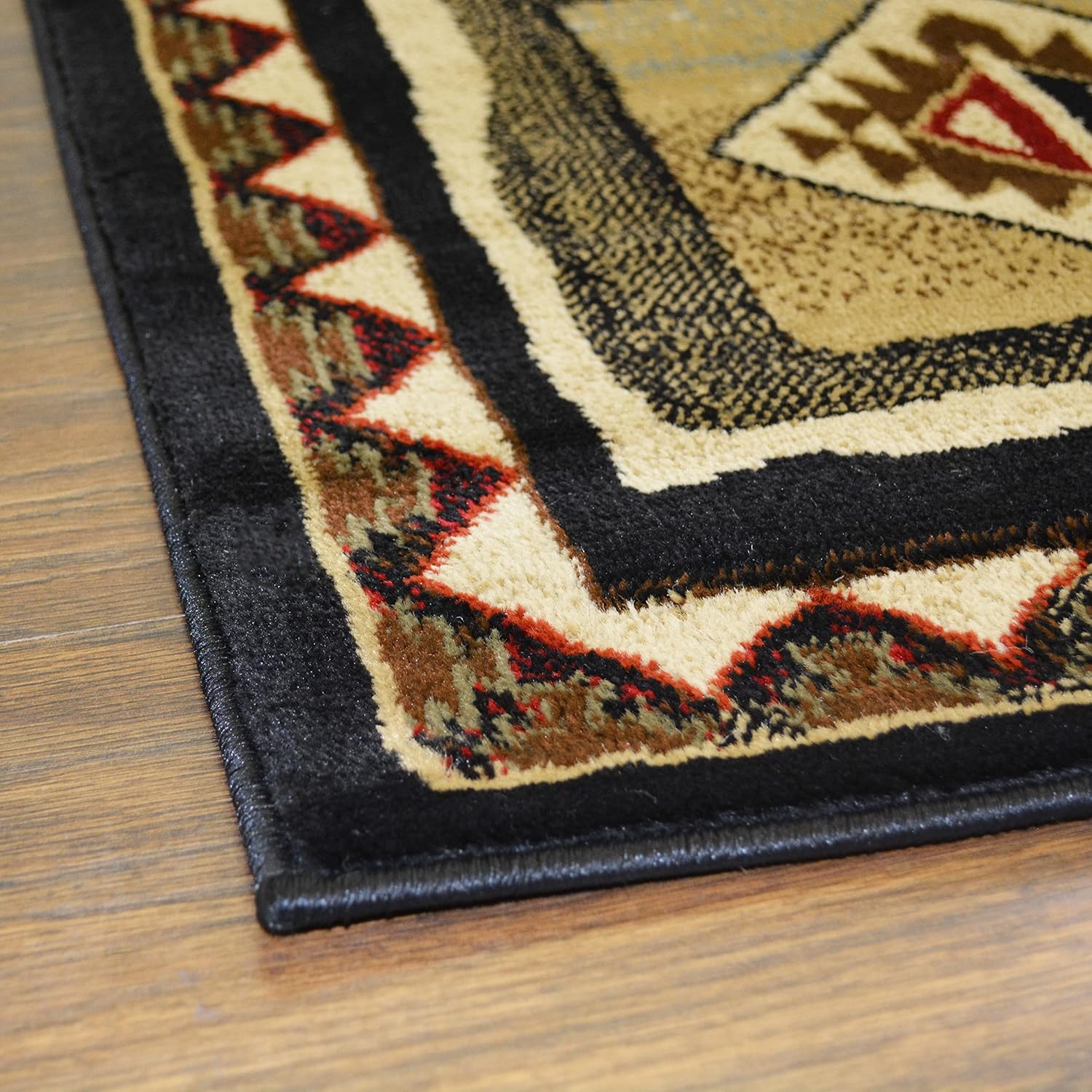 Mayberry Rug HS7783 2'3"x3'3" Take the Lead Black Area Rug
