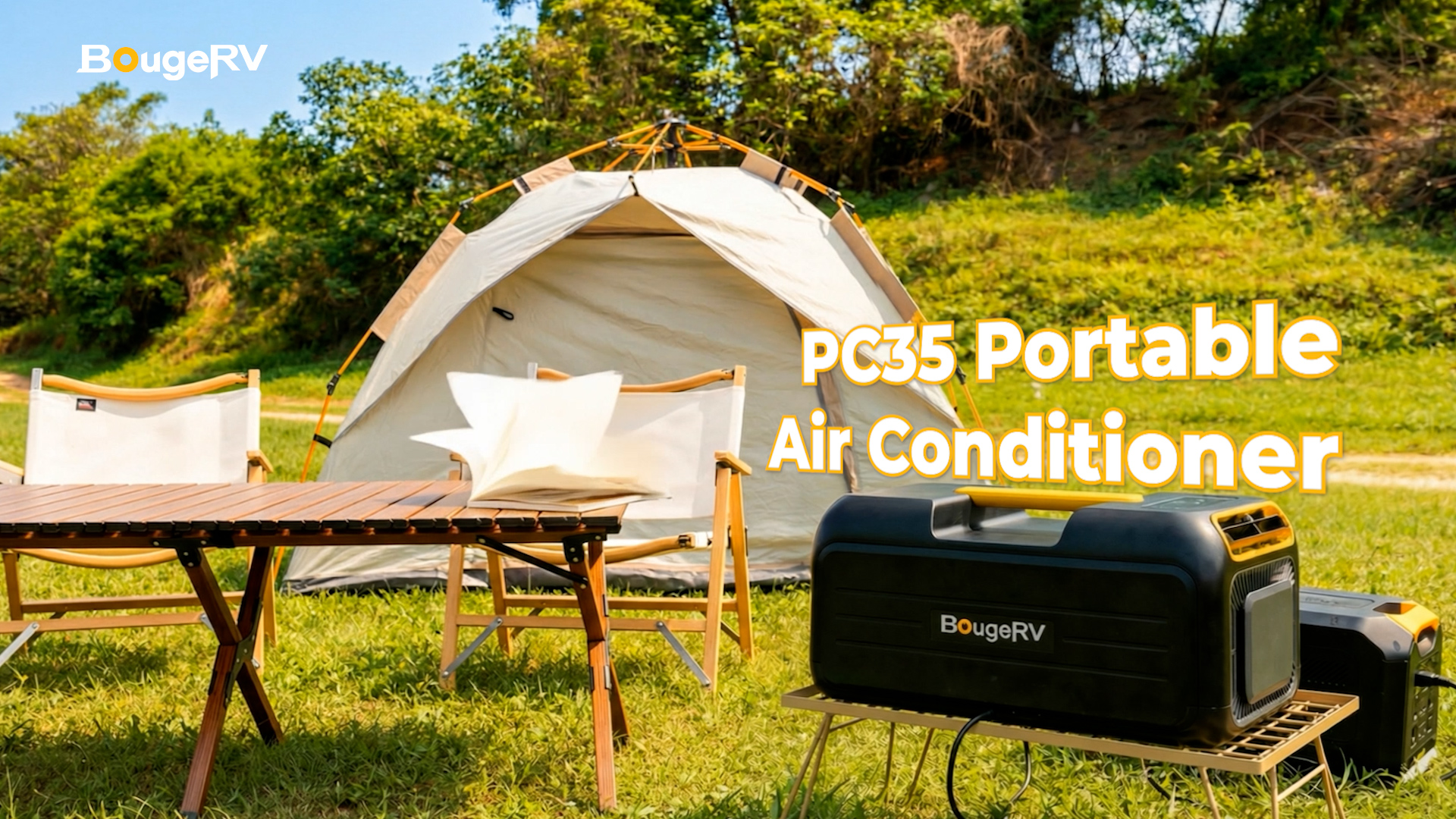Amazon.com: BougeRV PC35 Portable Air Conditioner 3500BTU, Tent