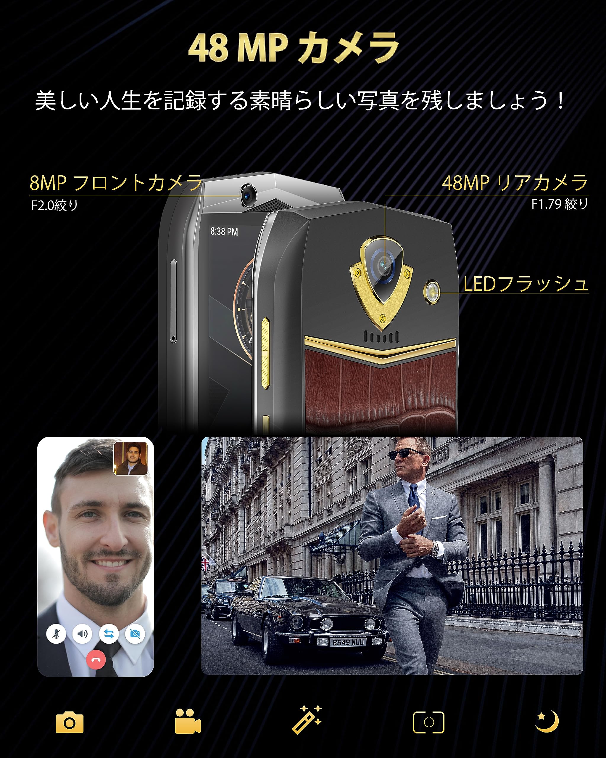 Amazon | 小型スマホ 本体 simフリー OUKITEL K16 3.5インチ Android 