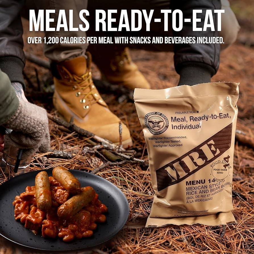 Amazon.com: 12 MRE Food Pack MRE Surplus - 2027 Inspection - Meals Amazon.com: 12 MRE Food Pack MRE Surplus - 2027 Inspection - Meals