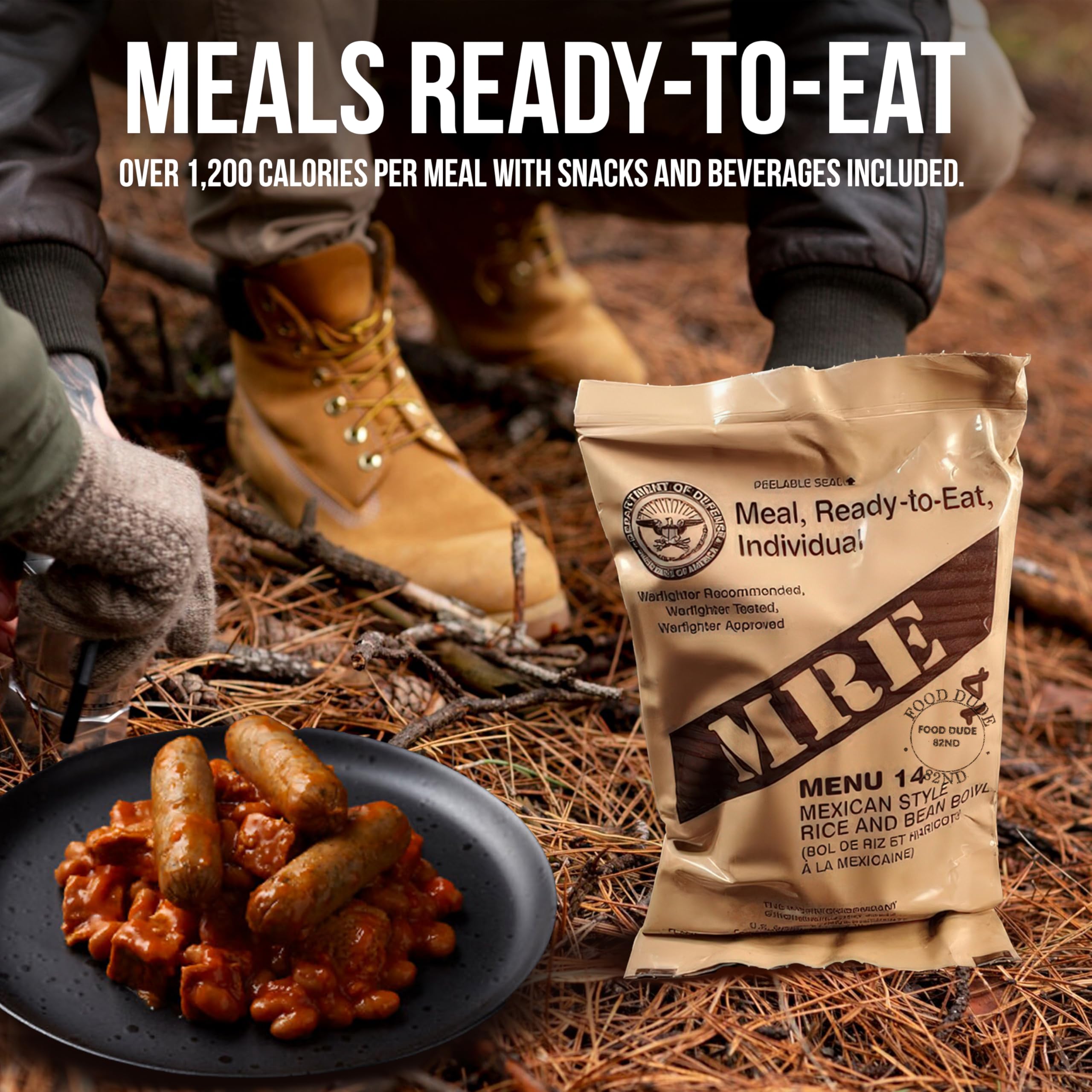 Amazon.com: 12 MRE Food Pack MRE Surplus - 2027 Inspection - Meals