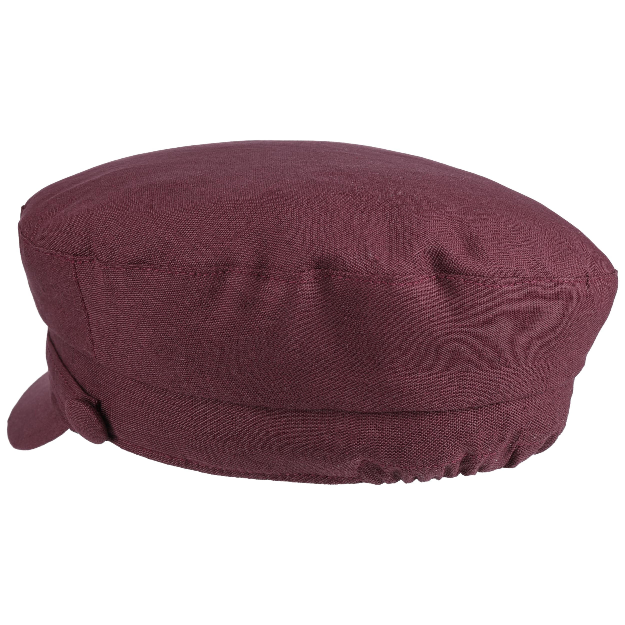 Lipodo Elbsegler Cap Baker Boy Uni einfarbig Made in Italy Damen Frühling Sommer